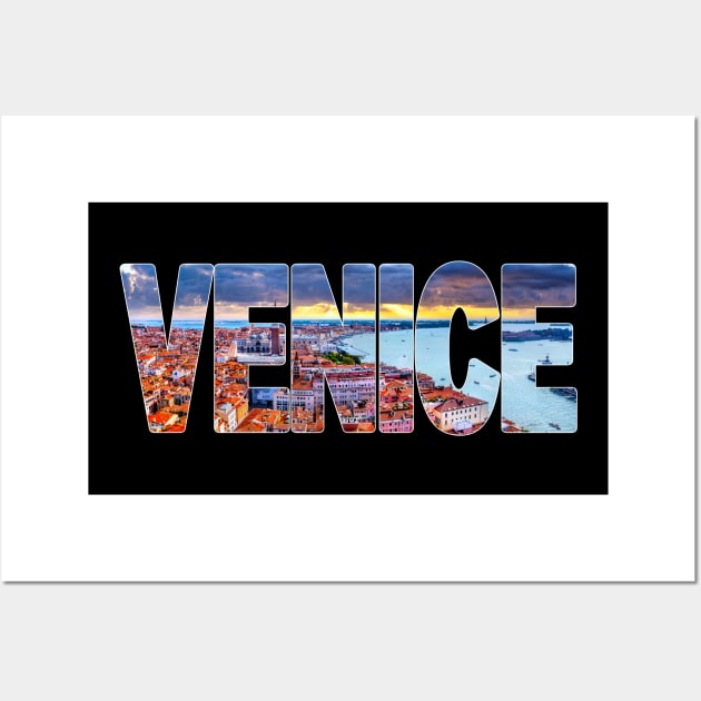 VENICE - Italy Aerial View Wall Art by TouristMerch